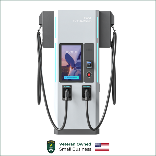EVSIS 100kW DC Fast Charger Level 3 Charging Station with  24" Large Screen Monitor