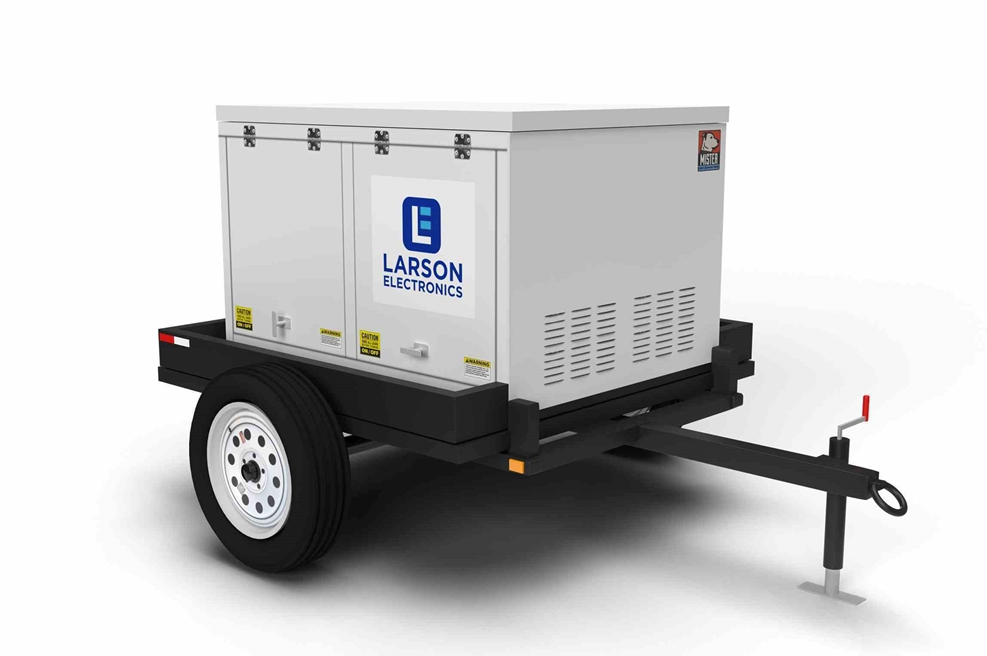 30kW Portable Diesel Generator Power Distribution - 240/480/600V 3-phase - Camlock Connection/Trailer Mounted, Combo Hitch