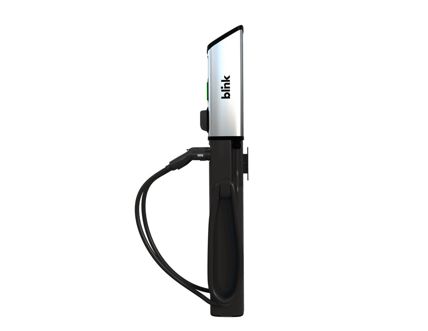 BLINK Series 8 (ISO Model) Level 2 Commercial EV Charging Station 80A Dual Port w/ One Year Full Service LTE Cloud & CC & Pedestal Bundle