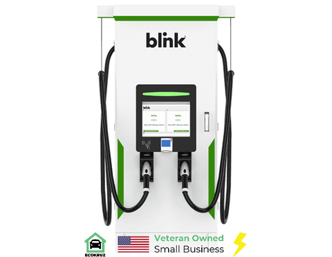 Blink 60kW-180kW Charging Station – Dual Port Level 3 Free Standing DC Fast Charger + 1 Year Network Bundle