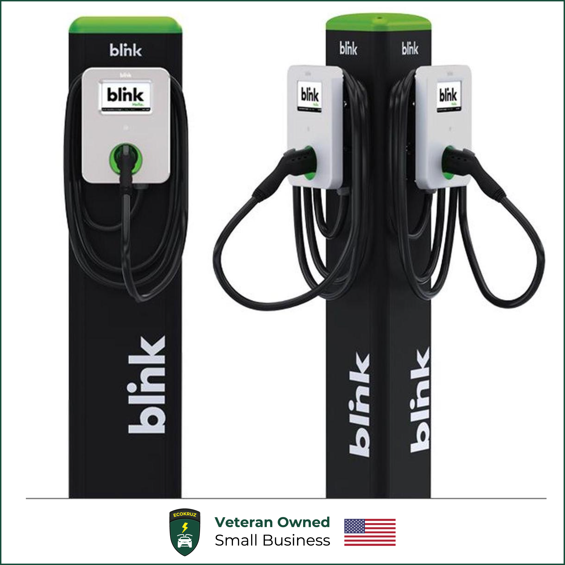 BLINK Triangle Pedestal ONLY Mount for BLINK IQ Series Chargers