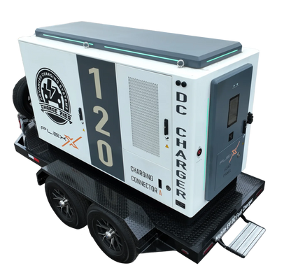 FLEX 120kW Mobile Battery-Powered DC Portable Fast Charger on Trailer