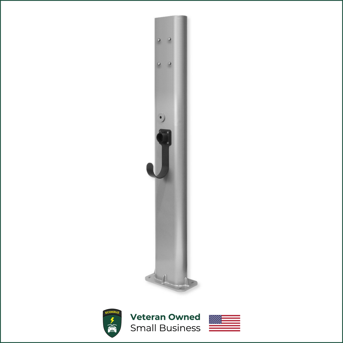 Leviton Evr-Green EVSE Pedestal Mounting Pole & Base