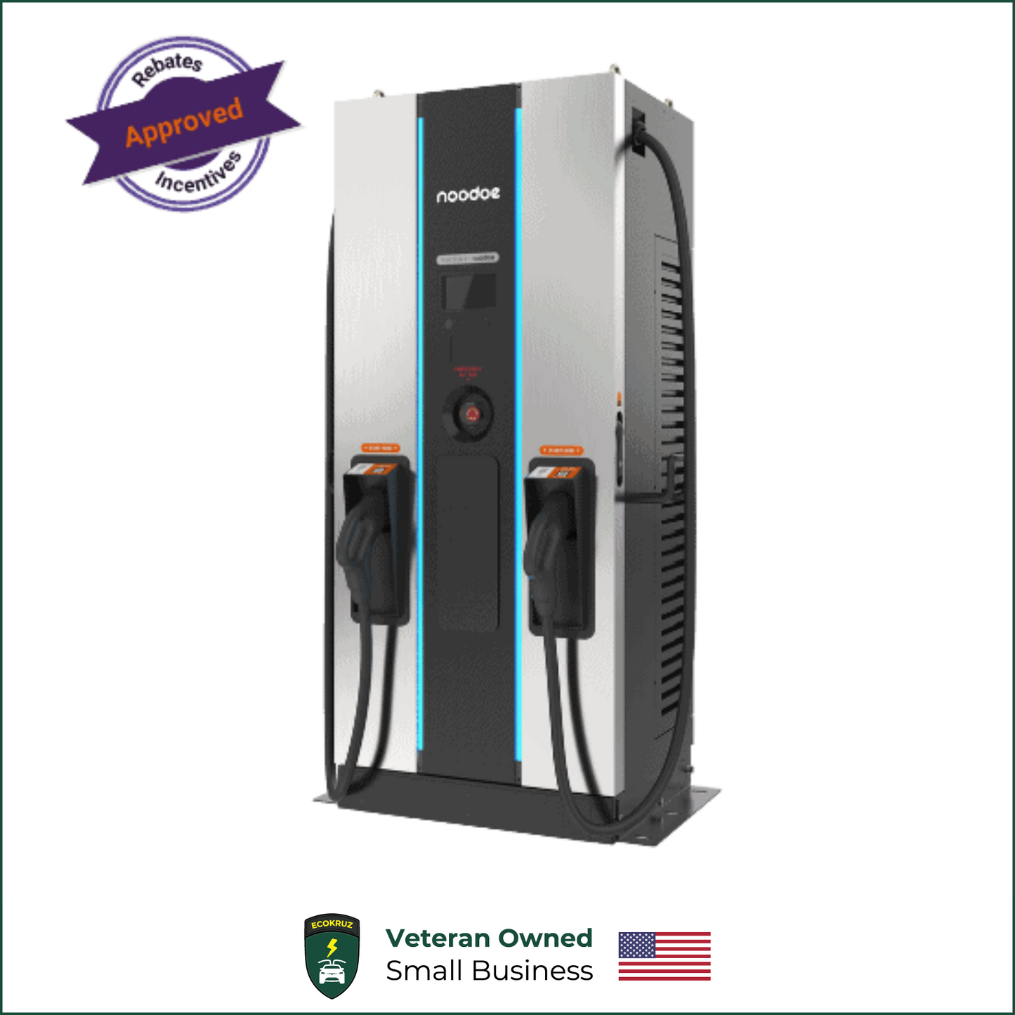 Noodoe DC EXCEED 120kW Level 3 DC Fast Charger Commercial Charging Station