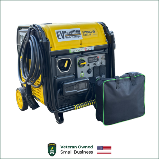 EV Road Hero Mobile Portable 9kW EV Charger Gas Generator 6.1 Gallons