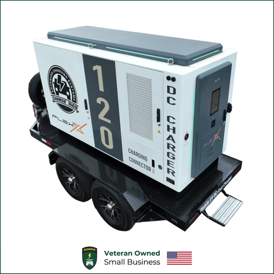 FLEX 120kW Mobile Battery-Powered DC Portable Fast Charger on Trailer