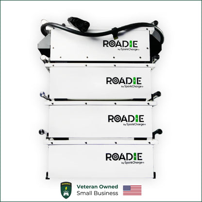 Sparkcharge Roadie Portable Mobile 20kw EV Charger 3.5kWh Battery per Pack upwards of 4 Pack