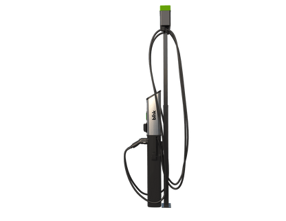 BLINK Series 8 (ISO Model) Level 2 Commercial EV Charging Station 80A Dual Port w/ One Year Full Service LTE Cloud & CC & Pedestal Bundle