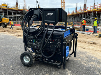APEX Dual-Fuel Generator 9.6kW Level 2 Gas or Propane Portable Charger