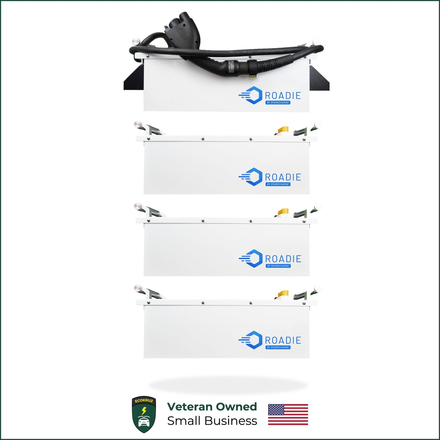 Sparkcharge Roadie Portable Mobile 20kw EV Charger 3.5kWh Battery per Pack upwards of 4 Pack