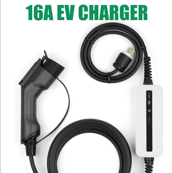 Tesla Model 3 Level 2 Portable EV Charger Charging Station 16A 220V 3.68KW NEMA 6-20 (20 feet)