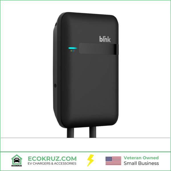 BLINK HQ 150 Rivian R1T Compatible 32A 240V 7.68kW Residential EV Charger Charging Station Wallbox N 25ft Cable6-50