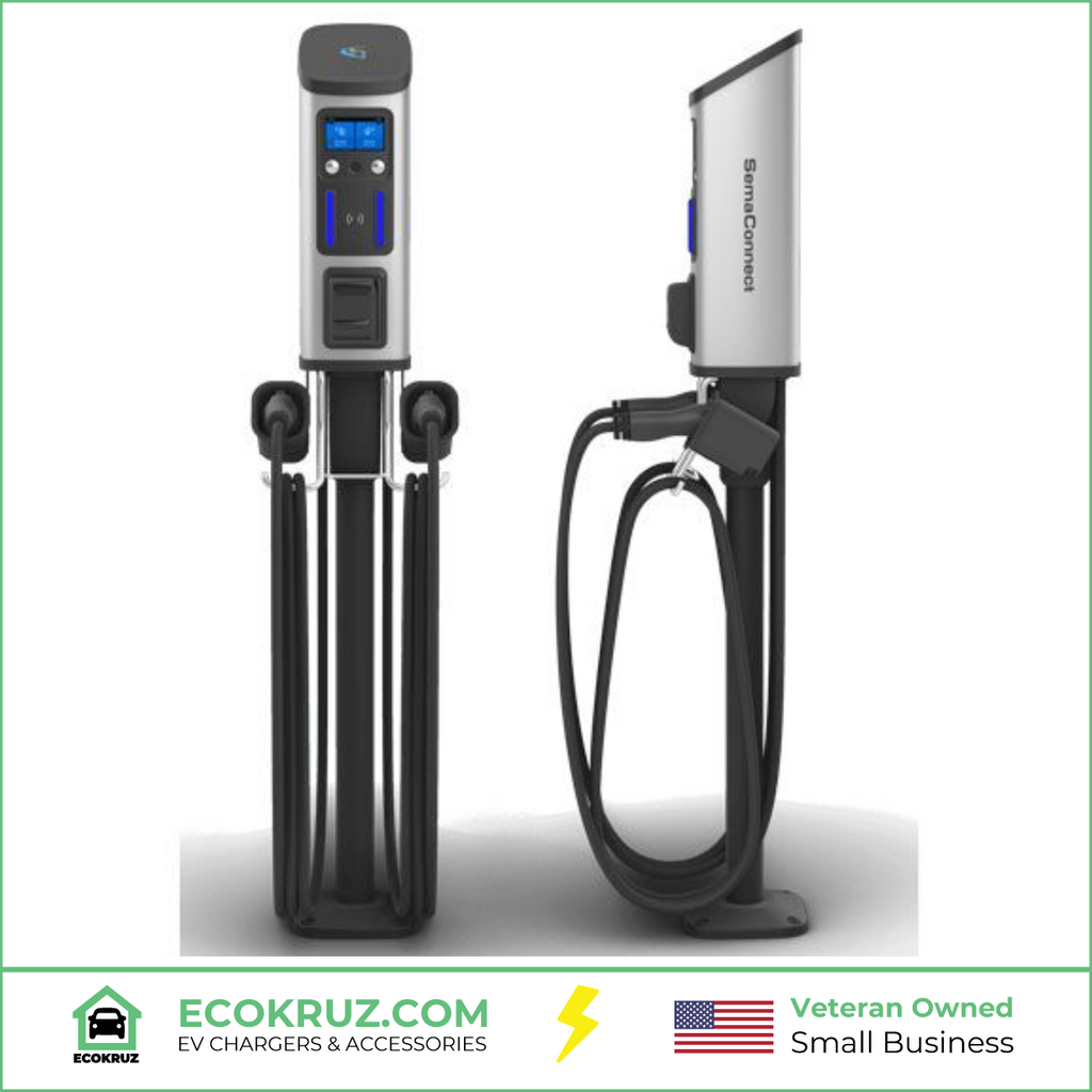 BLINK Series 8 Level 2 Commercial Smart EV Charging Station w One