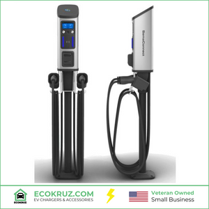 SemaConnect Series 8 Level 2 Commercial Smart EV Charging Station w/ One Year Full Service & CC (with Pedestal)