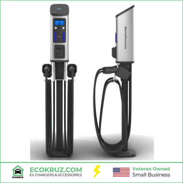 BLINK Series 8 Level 2 Commercial Smart EV Charging Station w/ One Year Full Service & CC (Wall Mount) 48A or 80A
